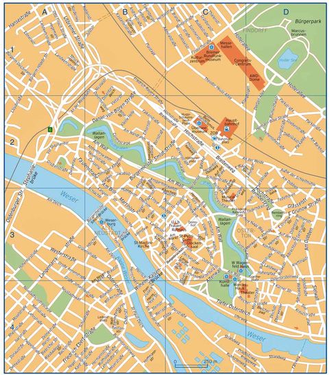 Mapa de Bremen