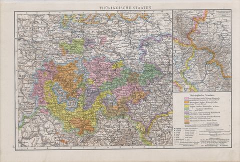 Thuringian states 1890