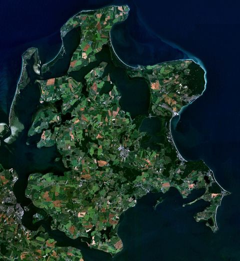 Satellite Image of Rügen