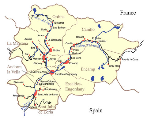 Andorra seven parishes 2006