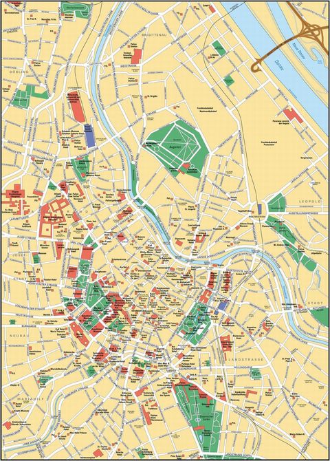 Map of Vienna