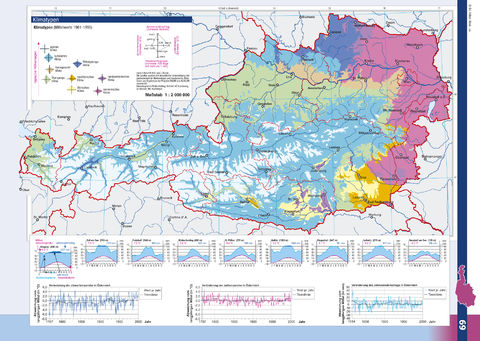 Austrian climate map