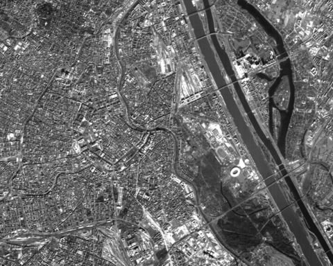 Satellite image of Vienna 