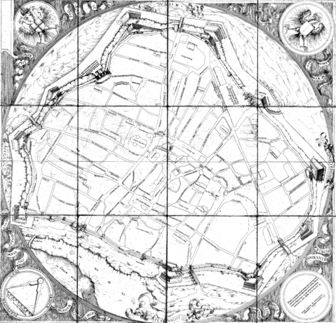 Map of Vienna of 1547