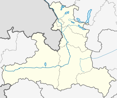 Map of the state of Salzburg