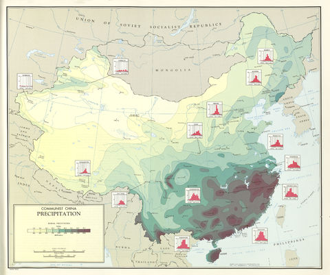 China precipitation 1967