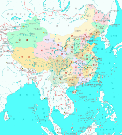 China political map