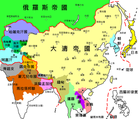 The Qing Dynasty in 1759