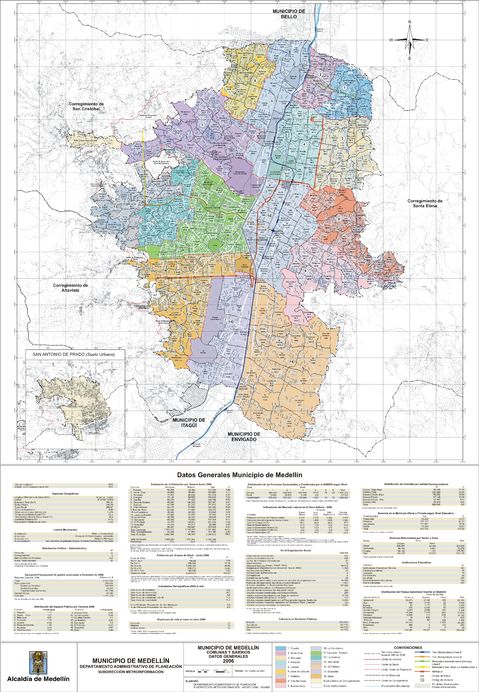 Mapa de Medellín