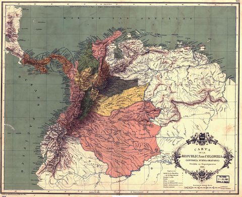 Colombia 1886