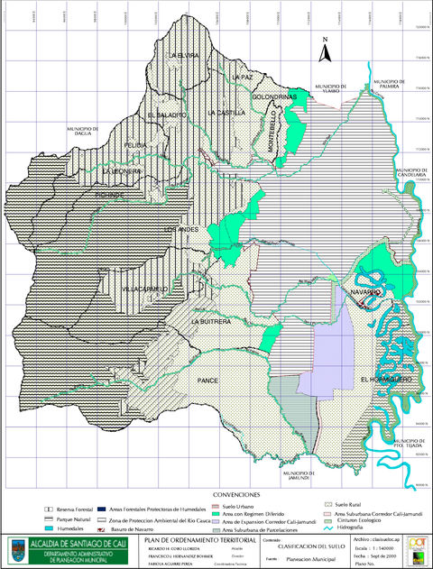 Soil classification in Cali 2000