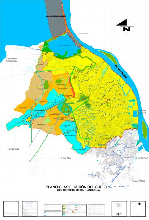 Clasificacion del suelo en Barranquilla