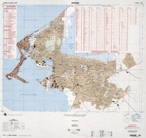 Mapa de Cartagena