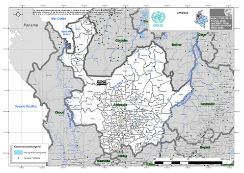 Antioquia map