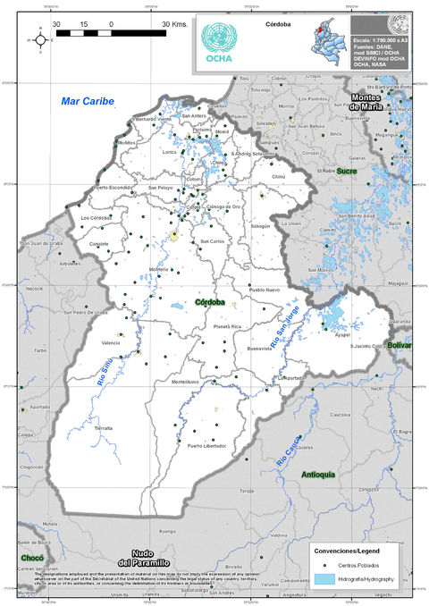 Córdoba map