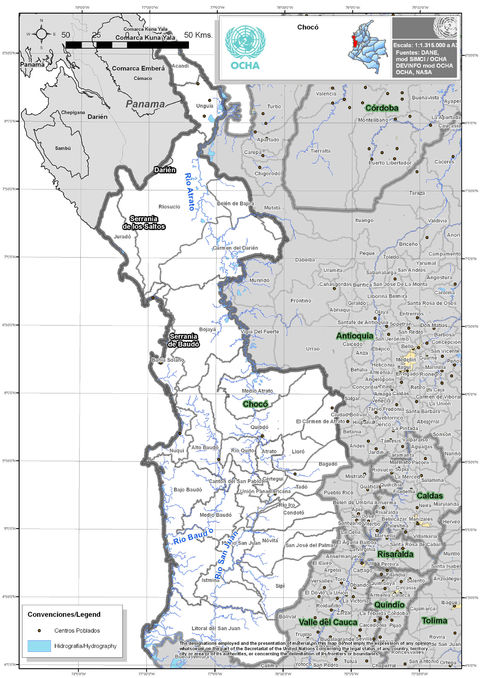 Chocó map