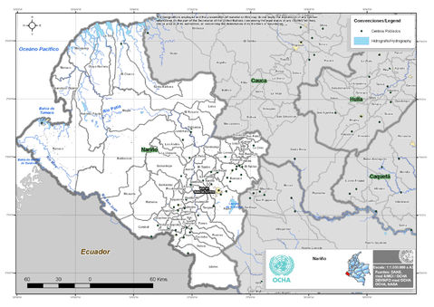 Mapa de Nariño