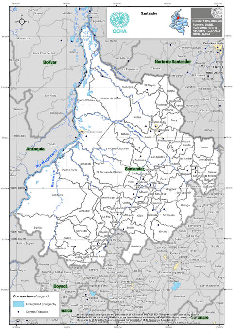 Santander map