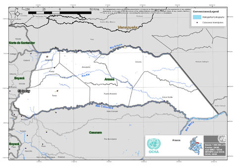 Arauca map