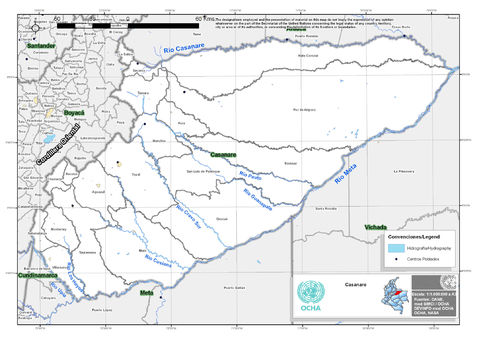 Casanare map