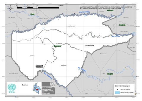 Guaviare map