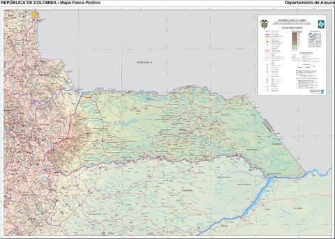 Arauca map 2003