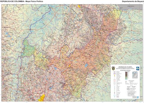 Boyacá map 2003