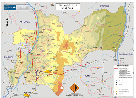 Caldas road map