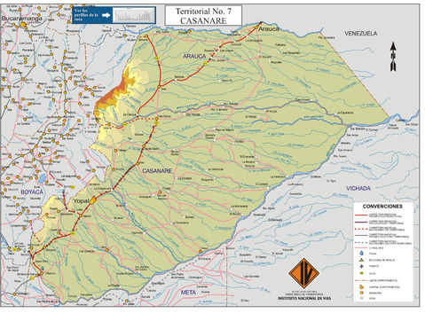 Casanare road map