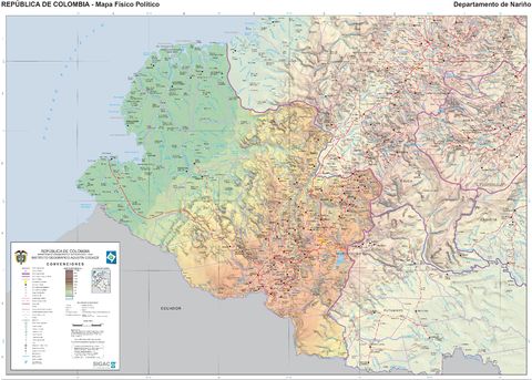 Nariño map 2003