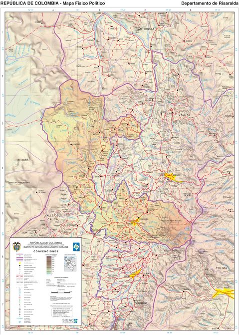 Mapa de Risaralda