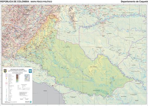 Caquetá map 2003