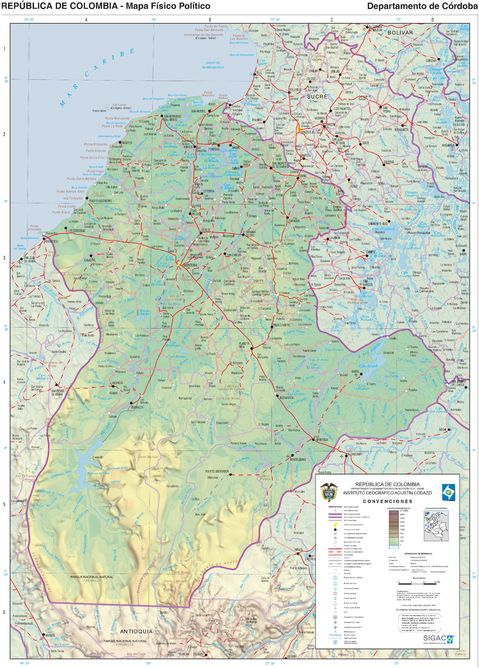 Córdoba map 2003