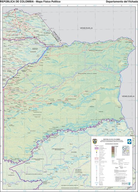 Vichada map 2003