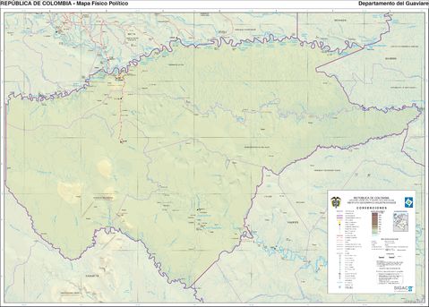 Guaviare map 2003