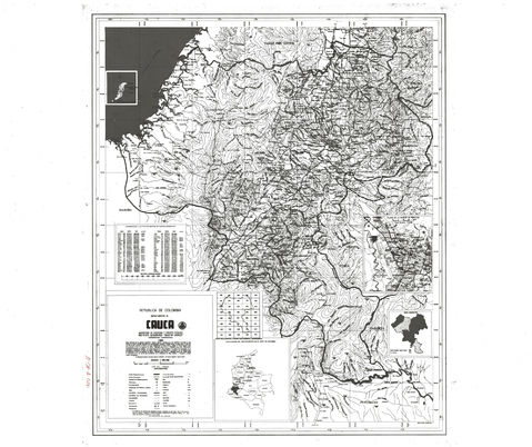 Mapa de Caldas 1986