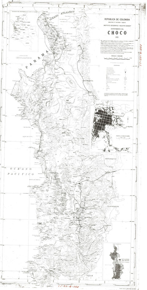 Chocó map 1970