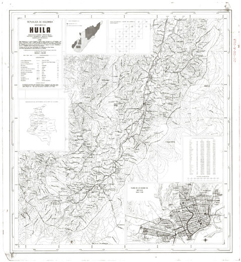 Huila map 1982