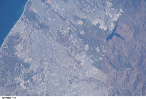 Satellite image of Tijuana