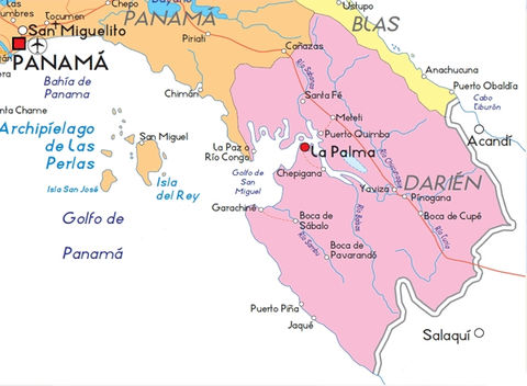 Darién map