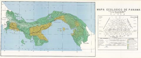 Ecological map of Panama 1959