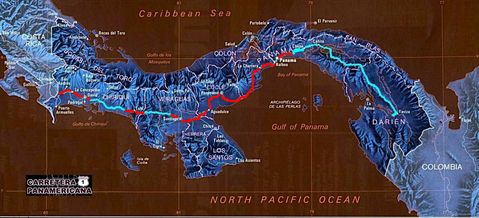 The Panamanian Pan-American Highway