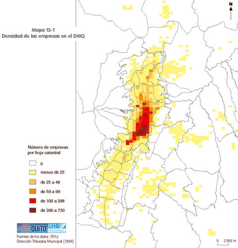 Companies in the Metropolitan District of Quito 1999