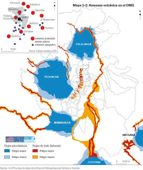 Volcanic hazards in the Quito Metropolitan District 1988