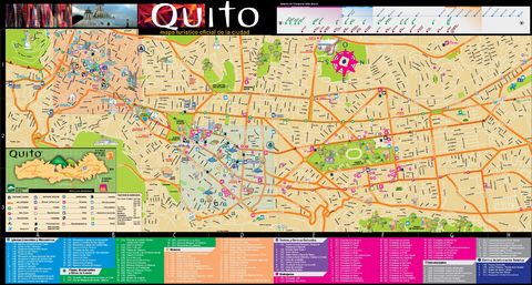 Mapa turístico de Quito