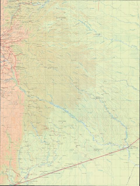 Mapa topográfico de la Región Amazónica 3