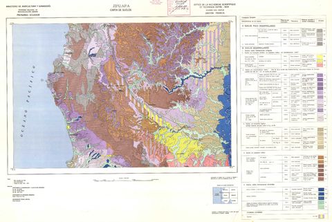 Suelos de la región de Jipijapa 1976