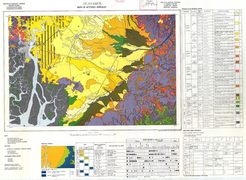 Agricultural suitability in the Guayaquil area 1984