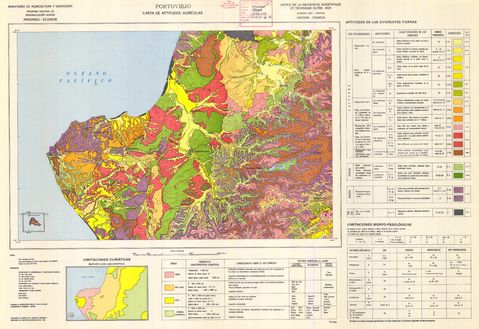 Agricultural suitability in the Portoviejo area 1983