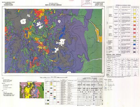 Agricultural suitability in the Riobamba area 1984